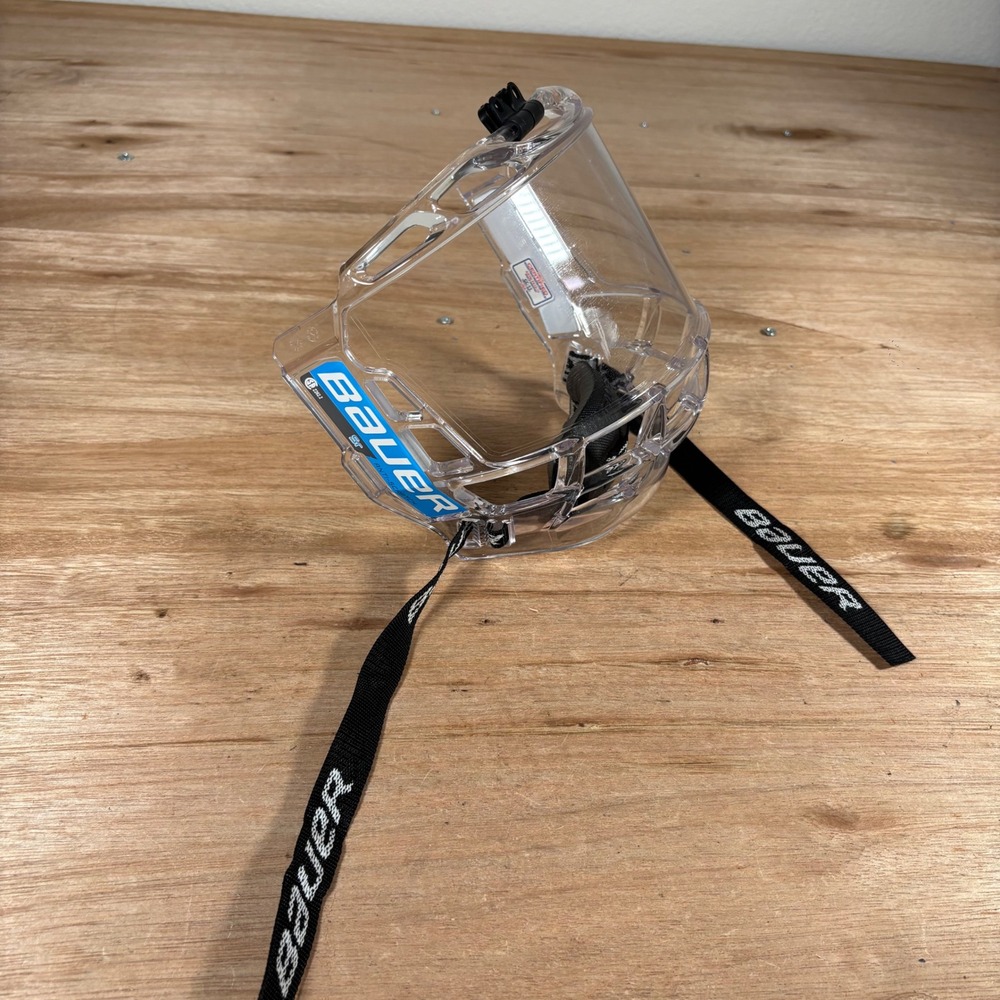 Bauer Concept 3 Senior Hockey Full Face Shield Clear Visor Anti-Scratch Sr - Picture 2 of 8